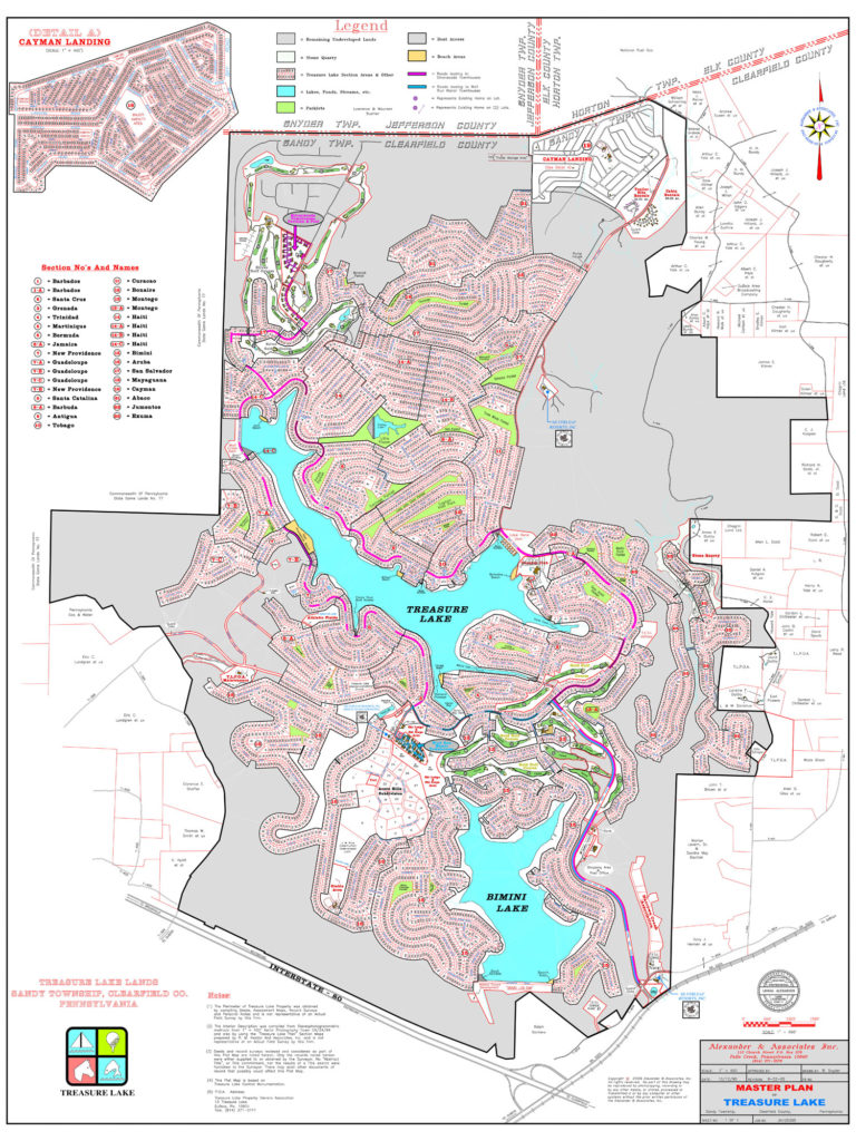 Treasure Lake Map - Brightstone Realty Group LLC